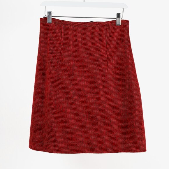 Miu Miu 2012 Checkered Wool Knit Mini Skirt - Picture 1 of 10